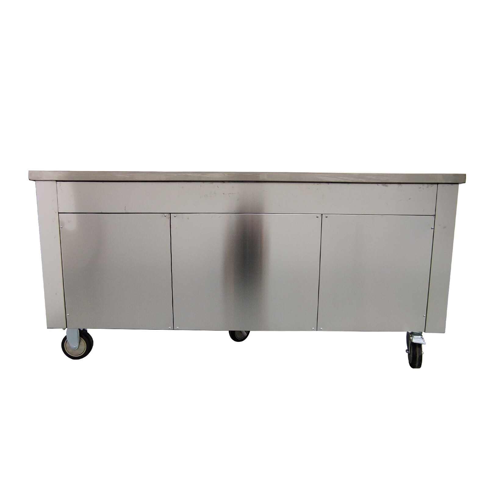 Commercial 17.7“x17.7" 110V Square Double Pans Fried Ice Cream Machine