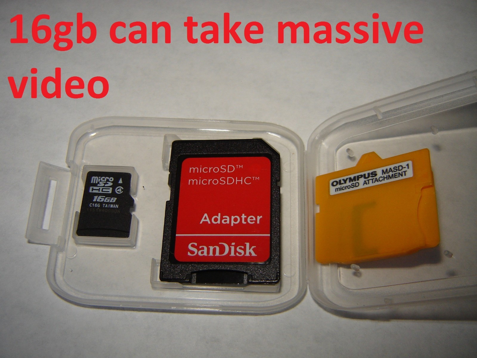1pcs 16gb microSDHC with MASD-1 MicroSD TF to OLYMPUS XD Picture ADAPTER