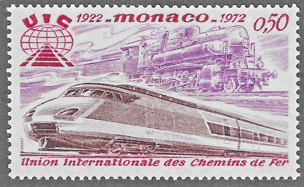 Monaco (1972) - Scott # 825,   MH