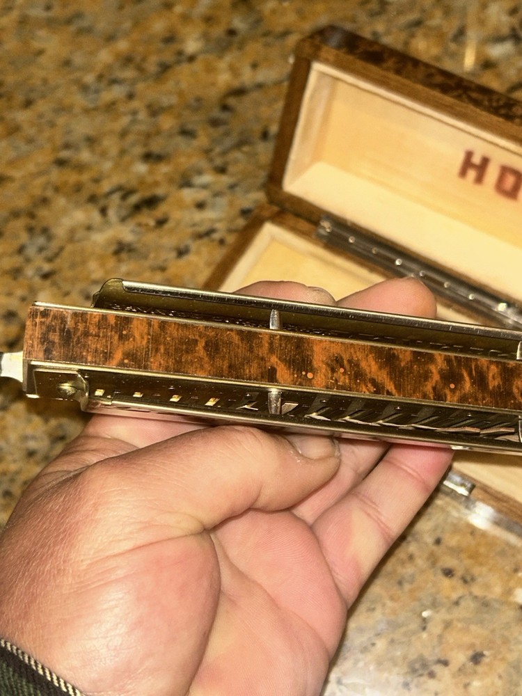 Horner 64 chromonica harmonica W/Original Box In Nice Condition