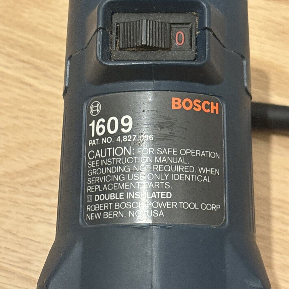 Bosch Offset Laminate Trimmer Model #1609 Tested & Works