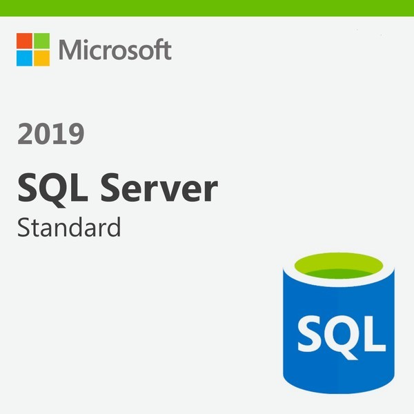 Microsoft SQL Server 2019 Standard, 16 Core License (DVD) 10 User CALs