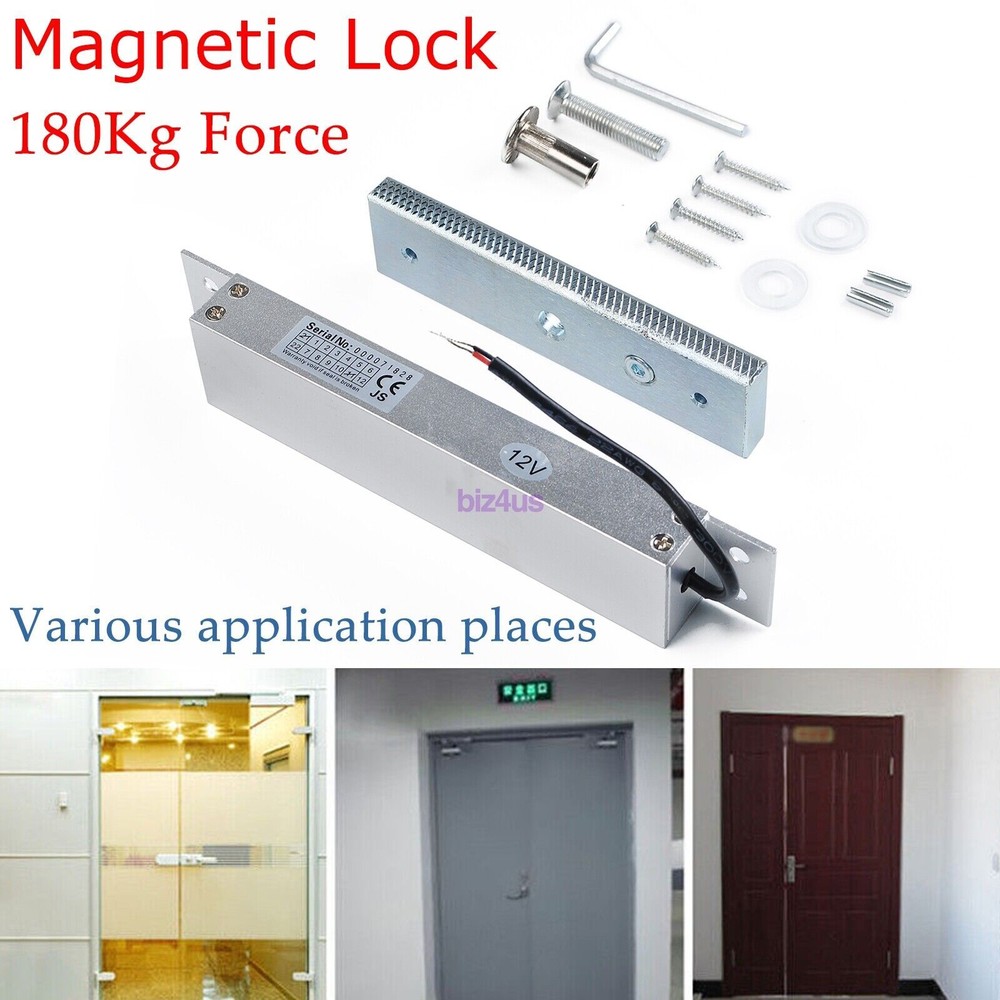 Electromagnetic Lock Flush Mount 350lbs 180kg Holding Force Embedded US SHIP