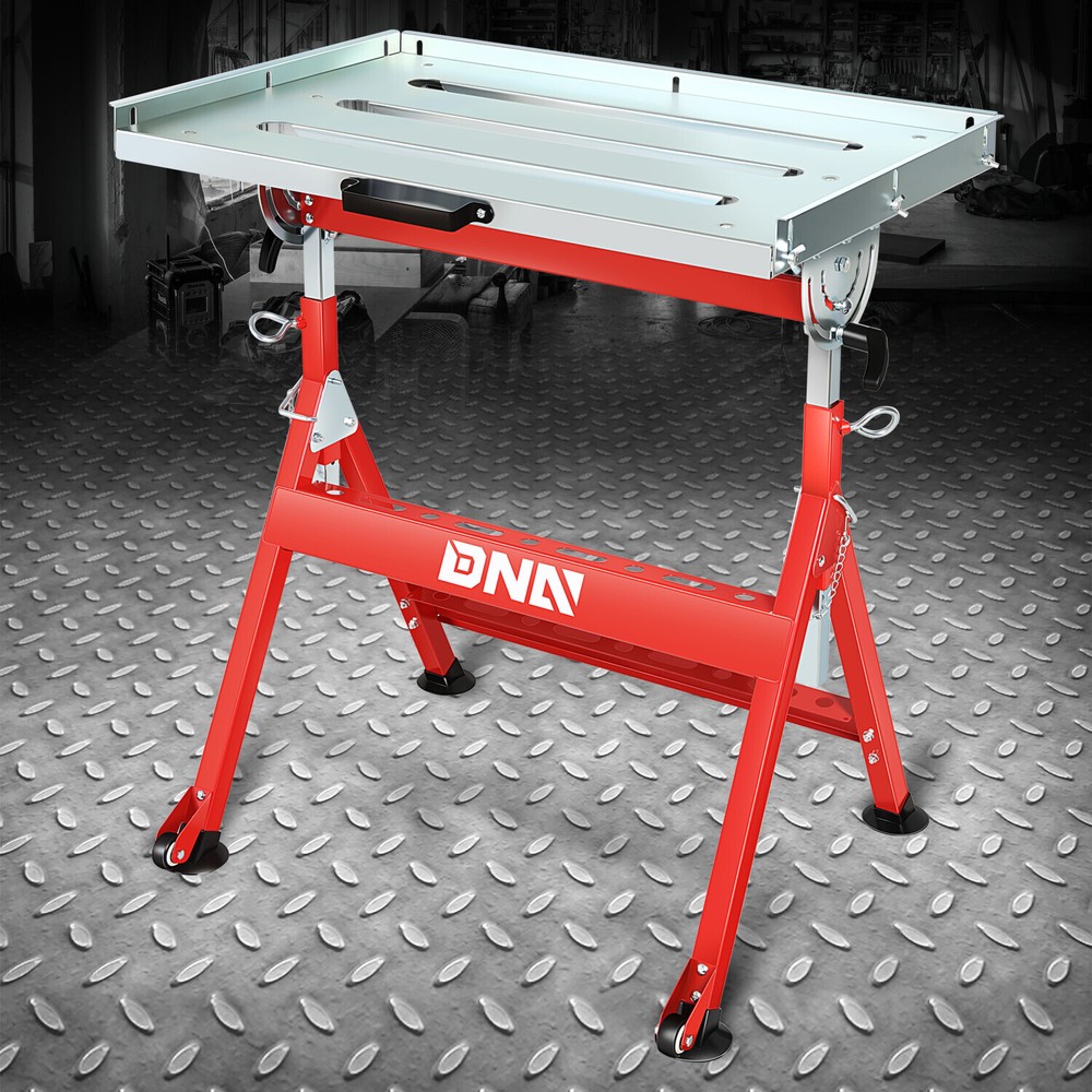 400lbs. Capatity Carbon Steel Adjustable Angle & Height Workbench Welding Table