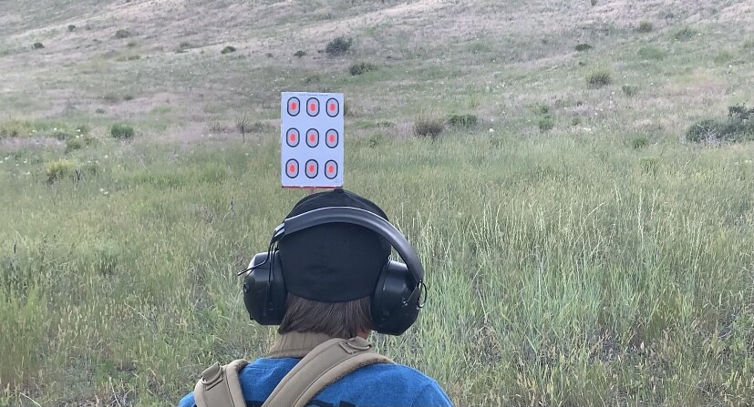 25 Shooting Paper Targets Range Rifle Handguns Pistol Firearms 9 Up Ovals 23x35