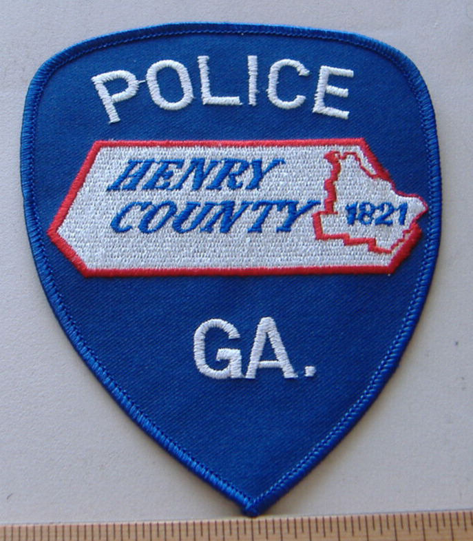 HENRY COUNTY POLICE DEPT GEORGIA FABRIC PATCH