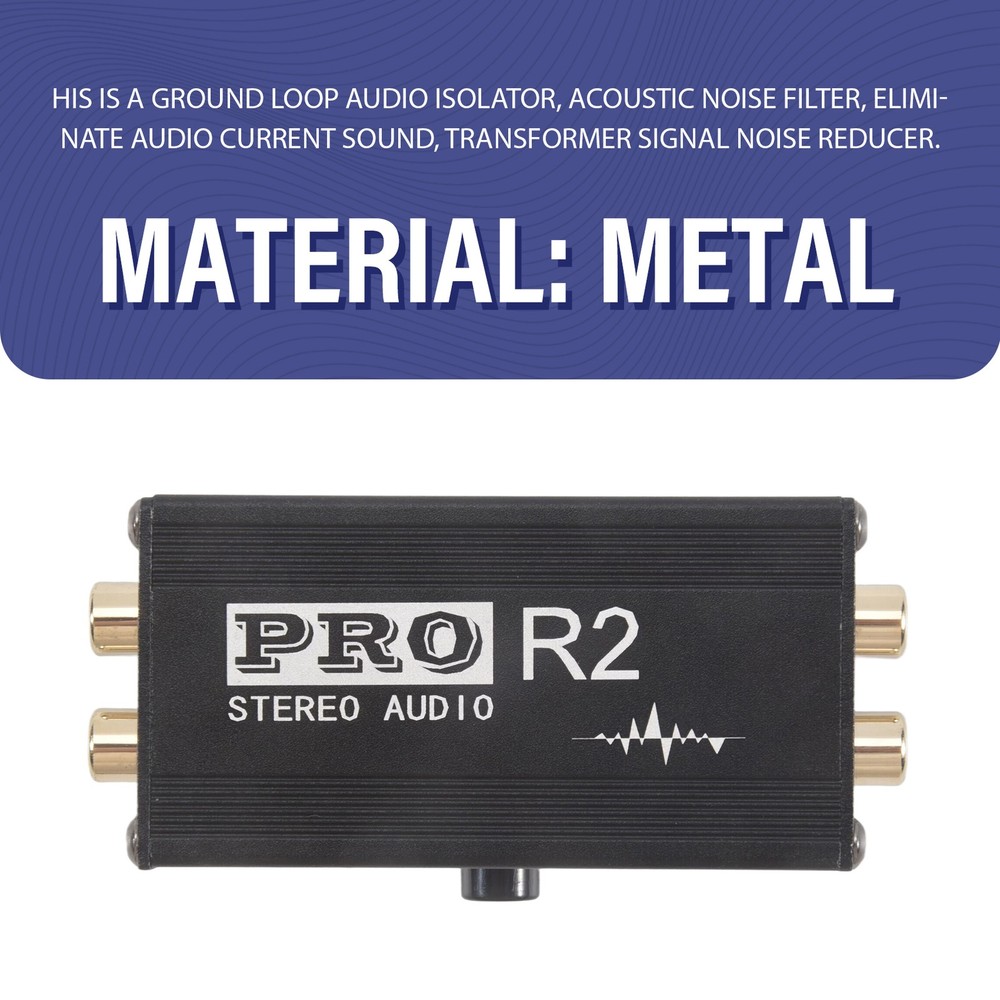 Ground Loop Audio Isolator Noise Suppressor Isolator for PC O6E94053