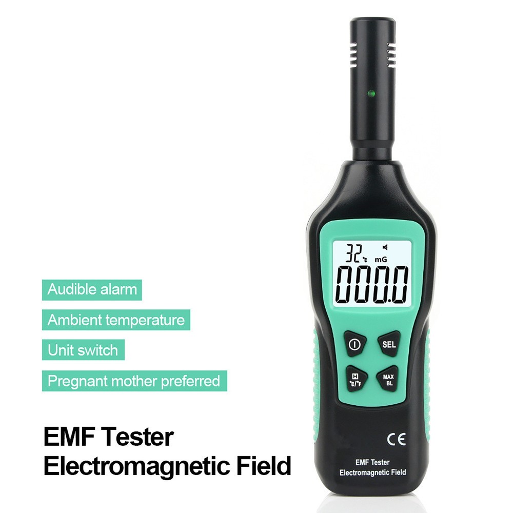 LCD Radiation Dosimeter EMF Meter Electromagnetic Radiation Detector Accessories