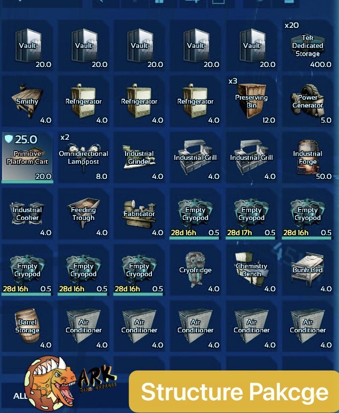 Industrial Structure. Package Deal ASA🔥Survival Ascended