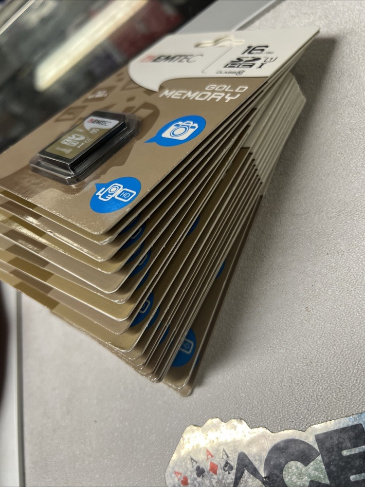 Emtec 16 GB Class 10 Gold SD HC Memory Card