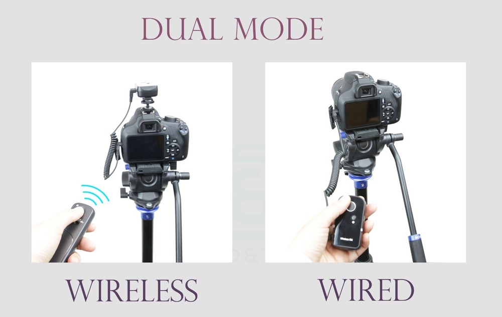 360 Angle Wireless Remote Shutter Release 100M for Nikon Z9/8 D850 D500 D4s D4