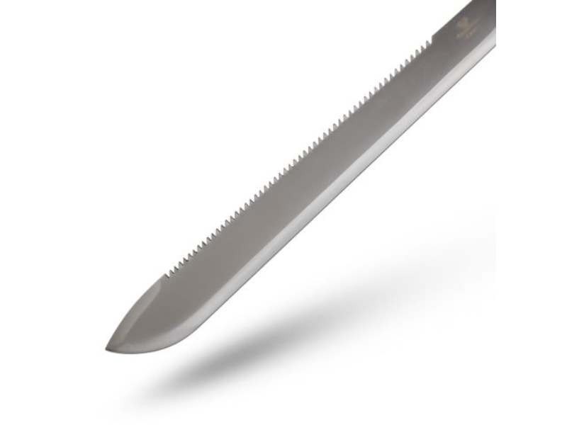 Two Tone Full Tang Gardening Machete with Nylon Sheath - Stainless Steel