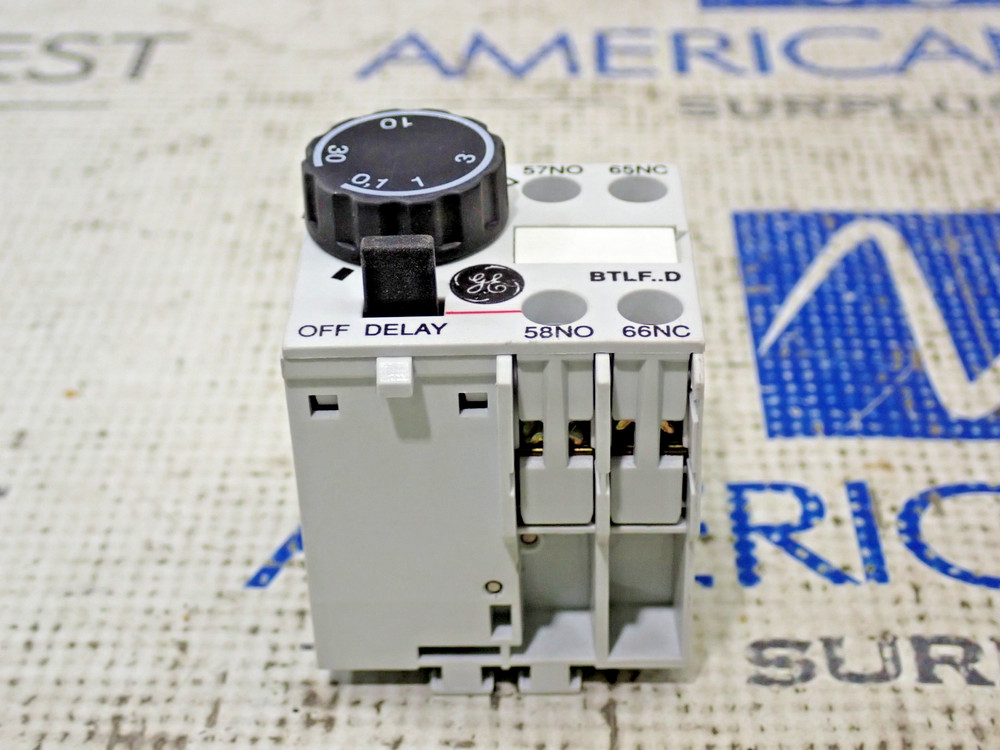 GE BTLF30D Pneumatic Timer 0.1-30s New