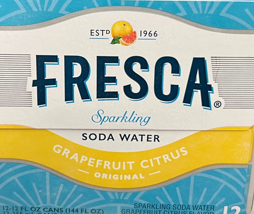 Fresca Grapefruit Citrus Original Sparkling Soda 12 pack