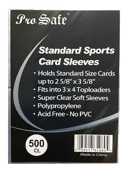 10000 Card Sleeves, 1 CASE PENNY Sport Trading Card Sleeves, Standard Size