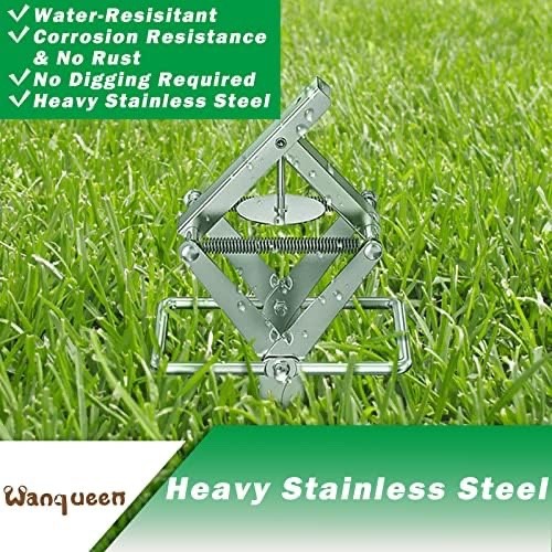 Wanqueen scissor-jawed mole trap and eliminator