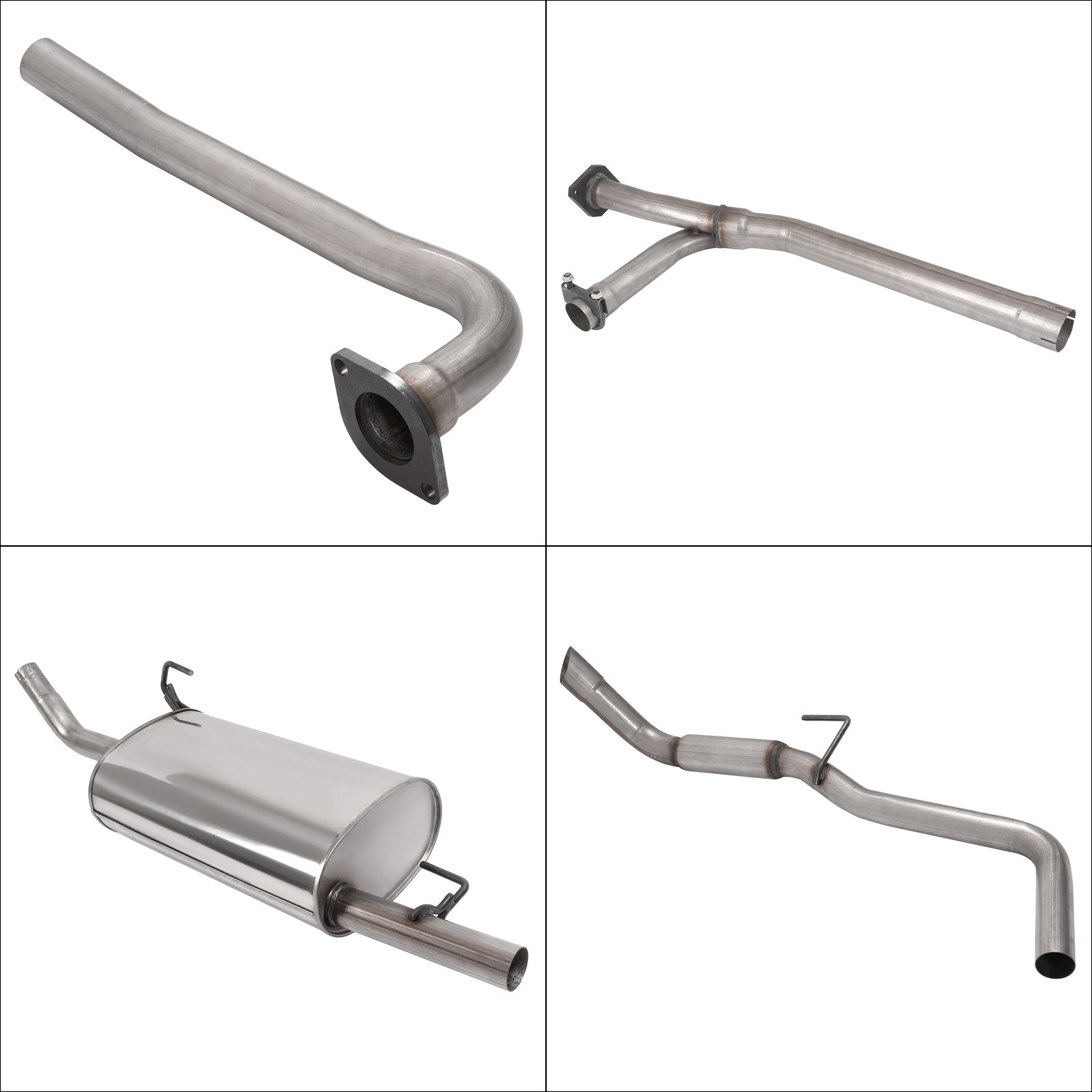 For 2007-2019 Nissan Frontier 4.0L Resonator Muffler Exhaust System Assembly