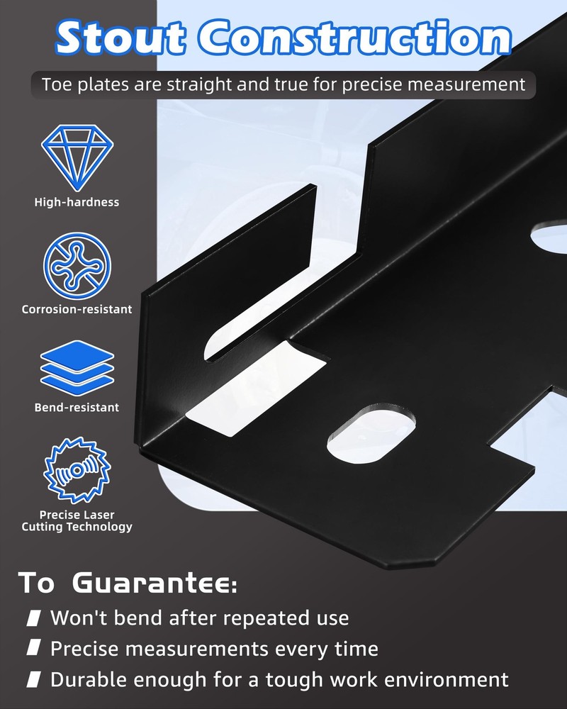 Upgraded Wheel Alignment Tool Kit, Toe Alignment Tool Plates with E... Fast Ship
