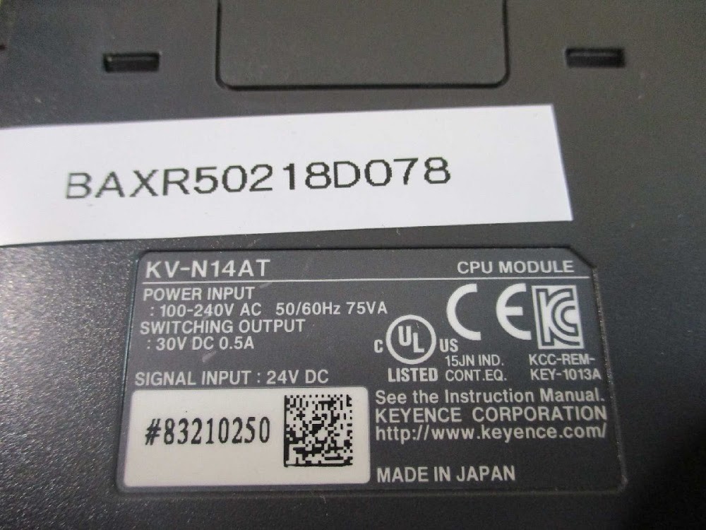 KEYENCE KV-N14AT Programmable Controller PLC Automation USED #2