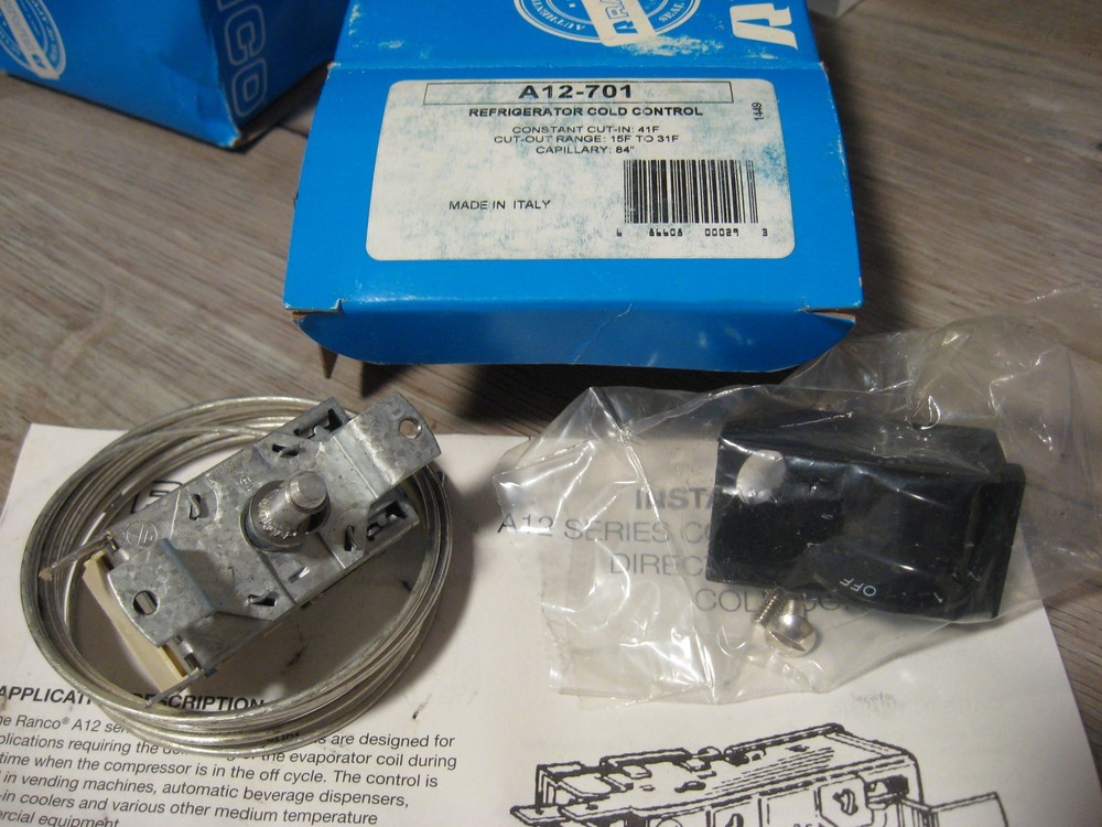 Ranco Refrigerator Cold Control A12-701 Commercial Defrost Controller