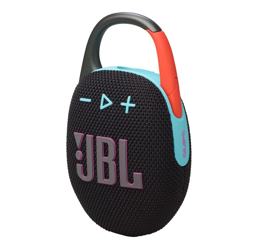 JBL Clip 5 Black Orange Portable Bluetooth Speaker (Open Box)