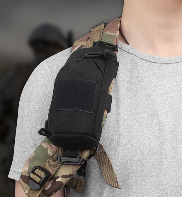 Tactical Molle Accessory Pouch Backpack Shoulder Strap Bag Tape Additional Bag
