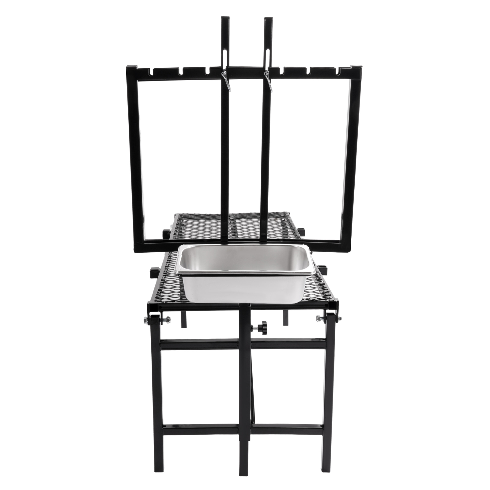 Goat Horned Milking Stand w/ Feed Bin For Sheep Trimming Hoof Adjustable size