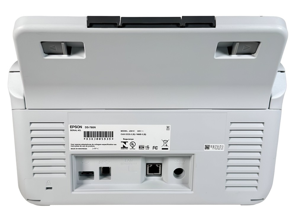 Epson Workforce DS-780N J381C Duplex Network Document Scanner w/Adapter GRADE A!