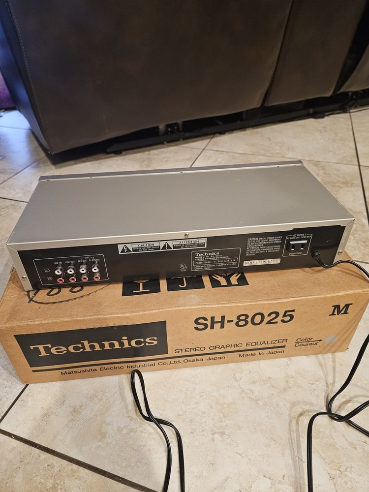 Technics SH-8025 Dual 7‑Band Stereo Graphic Equalizer