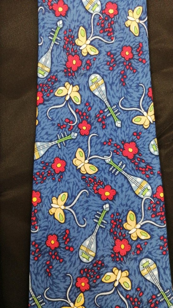 Hermes Blue Tie