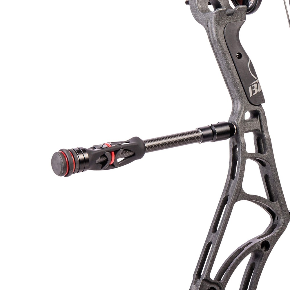 Hitman Bow Stabilizer, 8", Comes Pre-Assembled with 2 Removable 1oz Weights, ...