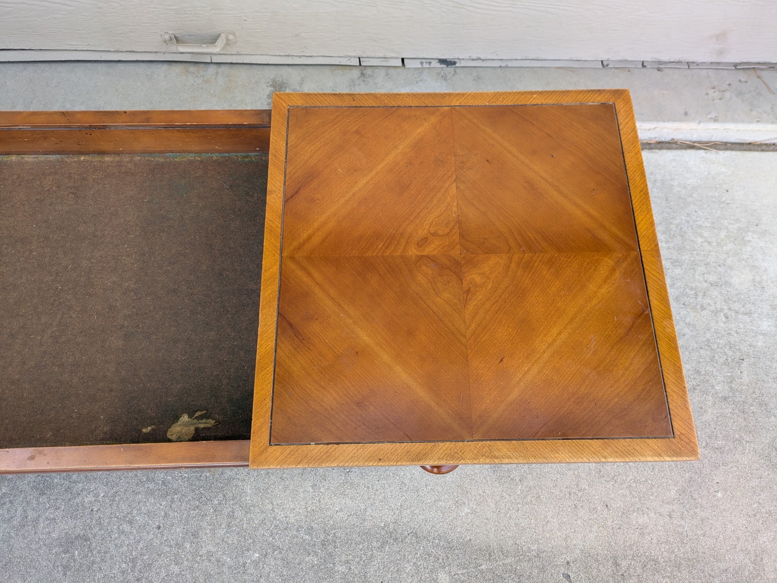 Vintage 1955 Lane Sliding Top Cocktail Coffee Table w Hidden Storage MCM 370