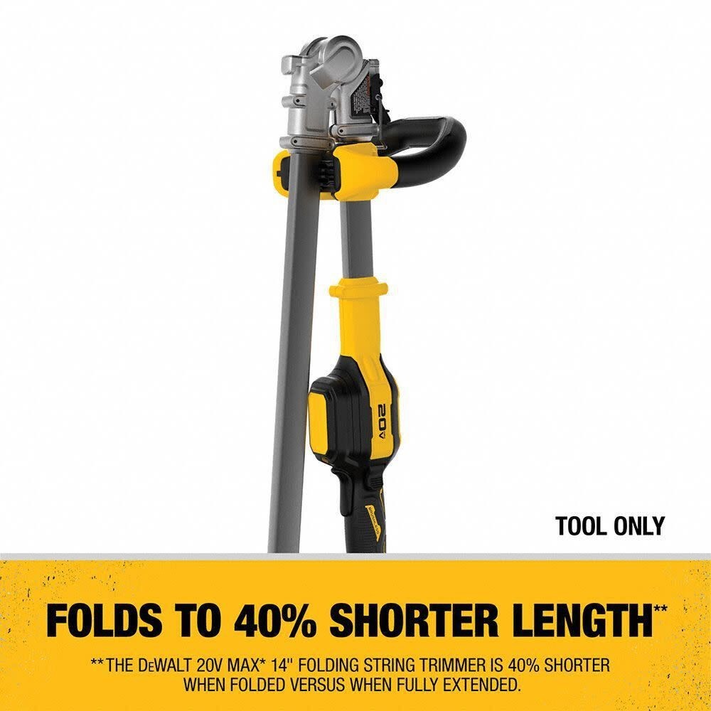 DEWALT 20V MAX 14 in. Folding String Trimmer (Bare Tool)-DCST922B
