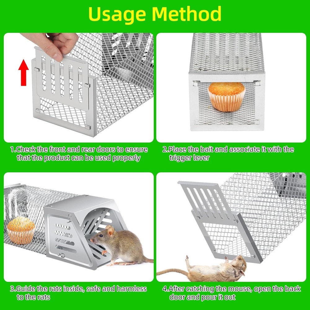 Humane Mouse Trap for Indoor Chipmunks Voles