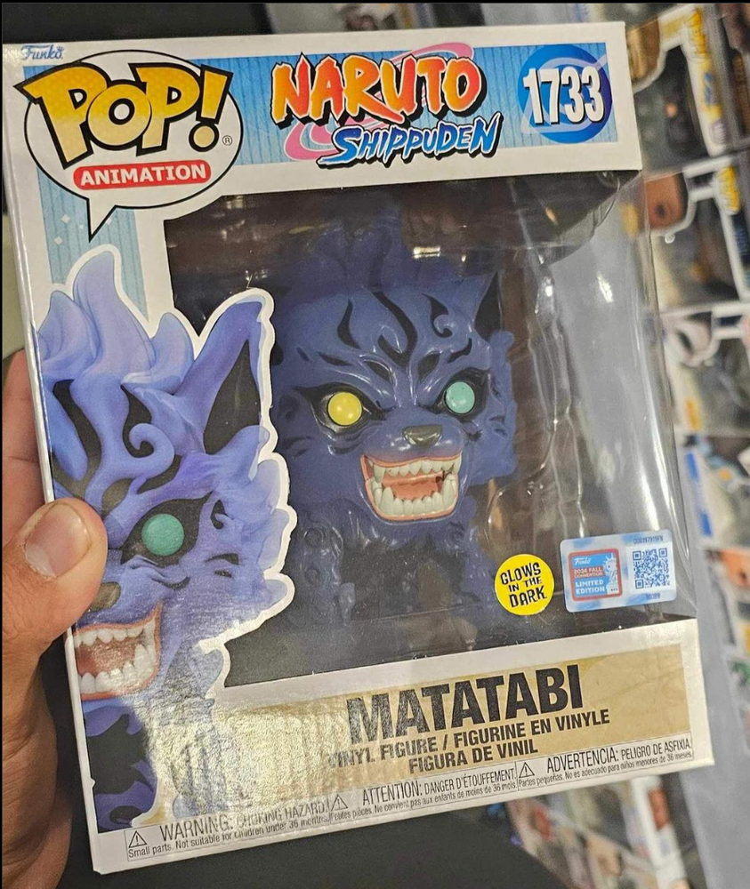 Funko Pop! Naruto Matatabi GITD 6” 2024 NYCC SHARED Exclusive Naruto PREORDER