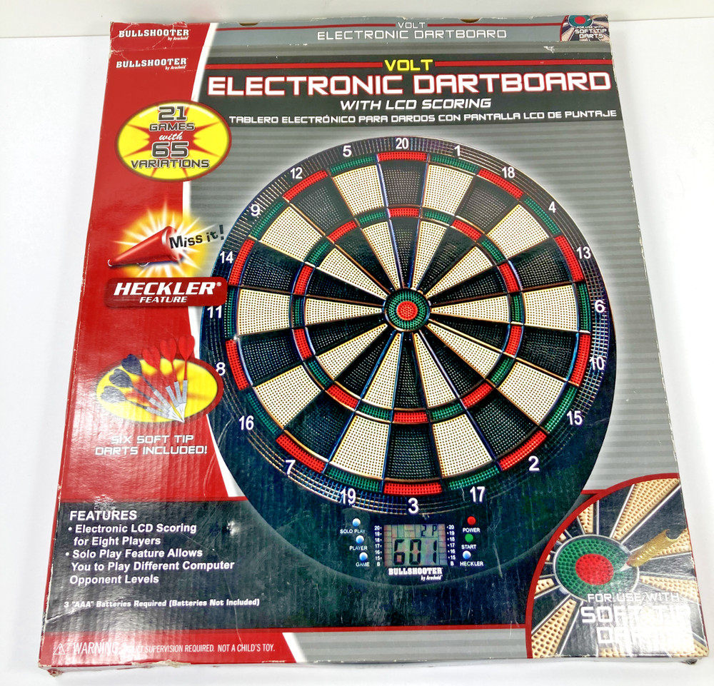 Volt Electronic Dart Board Game in Box 2014