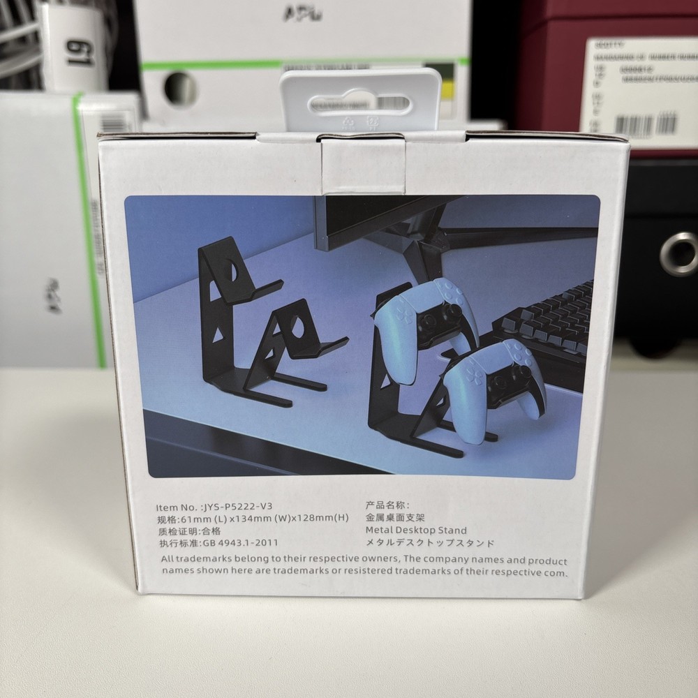 Universal Controller Stand Double Holder Gaming Accessory Dual Controller