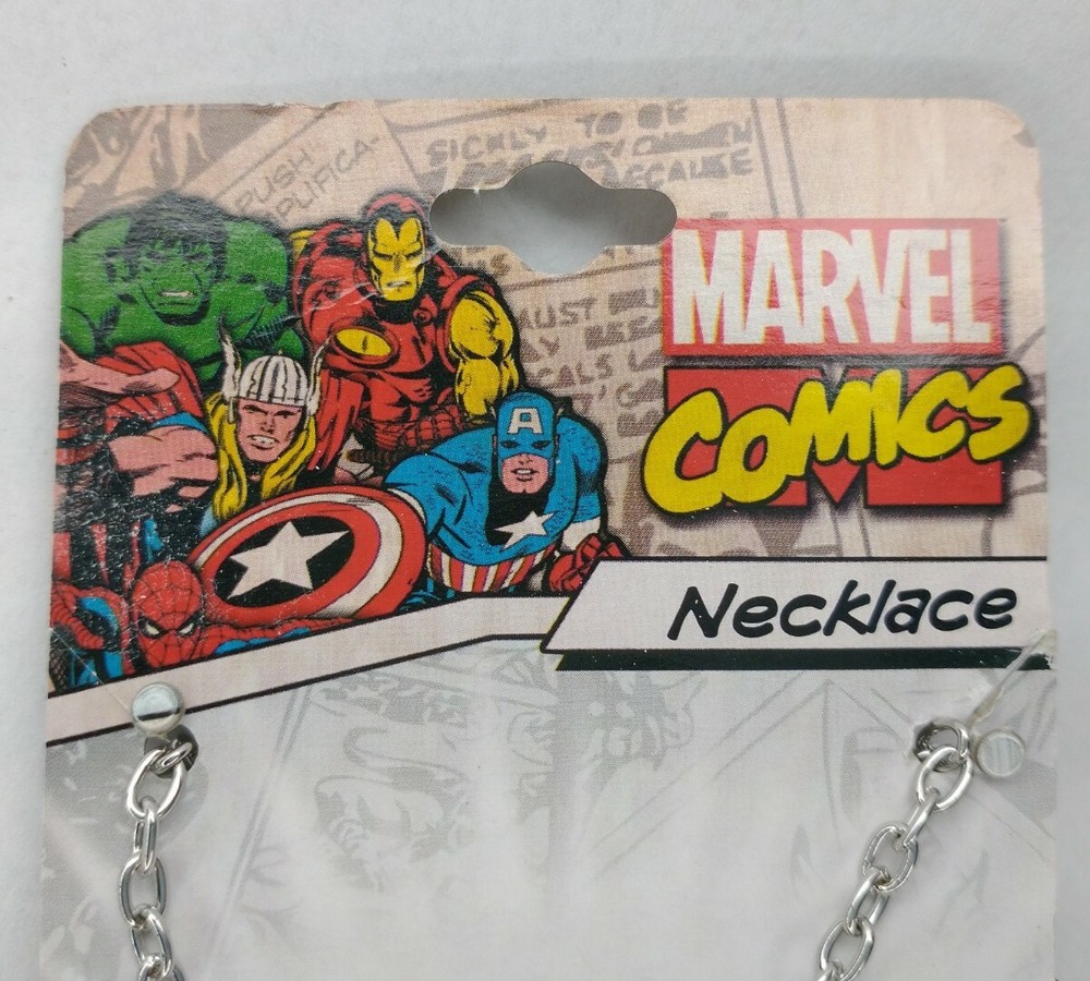 Marvel Comics Necklace Cabochon Pendant New