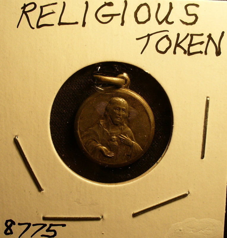 Three Religious Pendants Tokens Medals