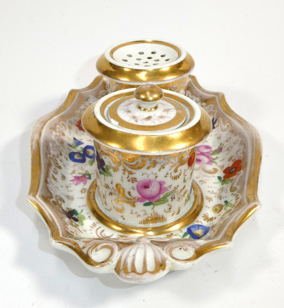 Biedermeier Ink Well Circa 1840