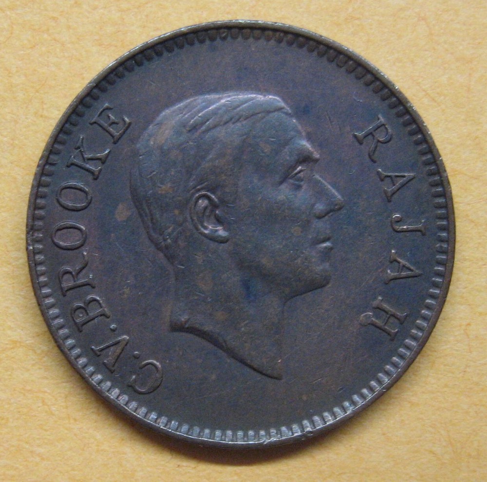 1930 Sarawak One Cent Take a Look