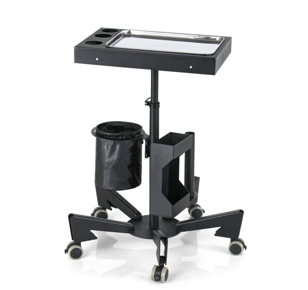 Tattoo rolling tray portable tattoo tray tattoo stand Moblie tattoo workstation