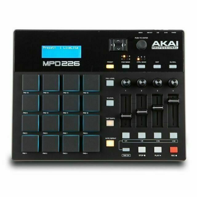 Akai Professional MPD226 Midi Pad Controller with 16 MPC Pads