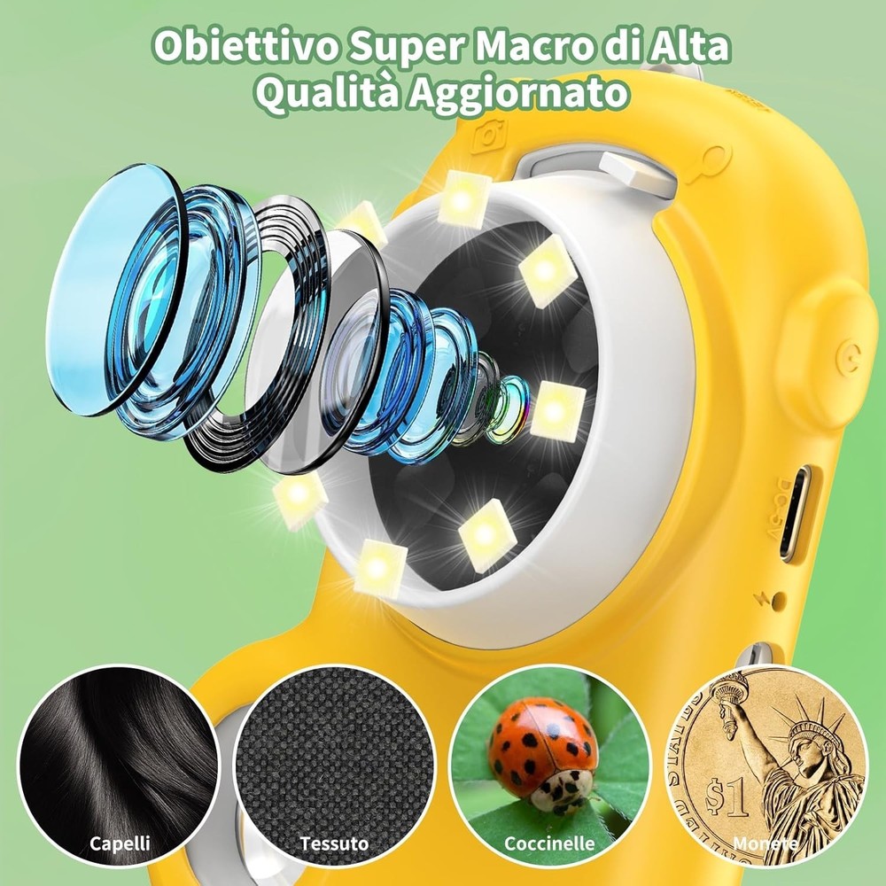 STEM Educational 2-in-1 Microscope and Video Camera for Young Scientists