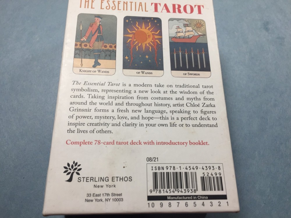 The Essential Tarot by Chioe Z. Grinsnir (with guidebook)