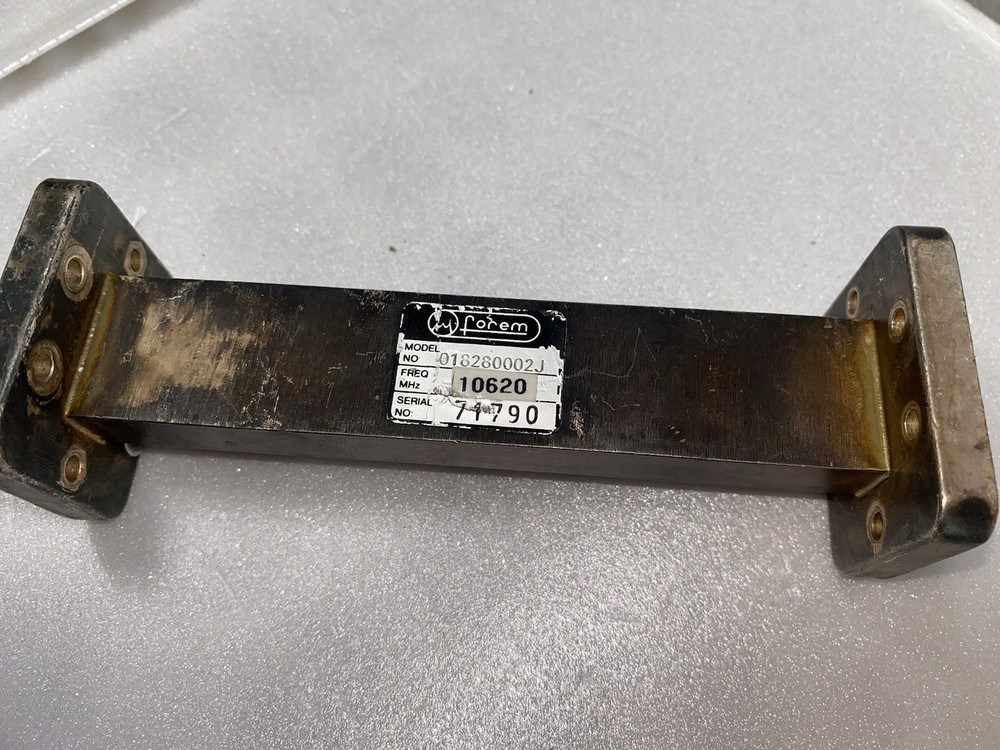 FILTER 10.620 Ghz WR90 FOREM Range 10-10.8 Ghz -1.4 TESTED