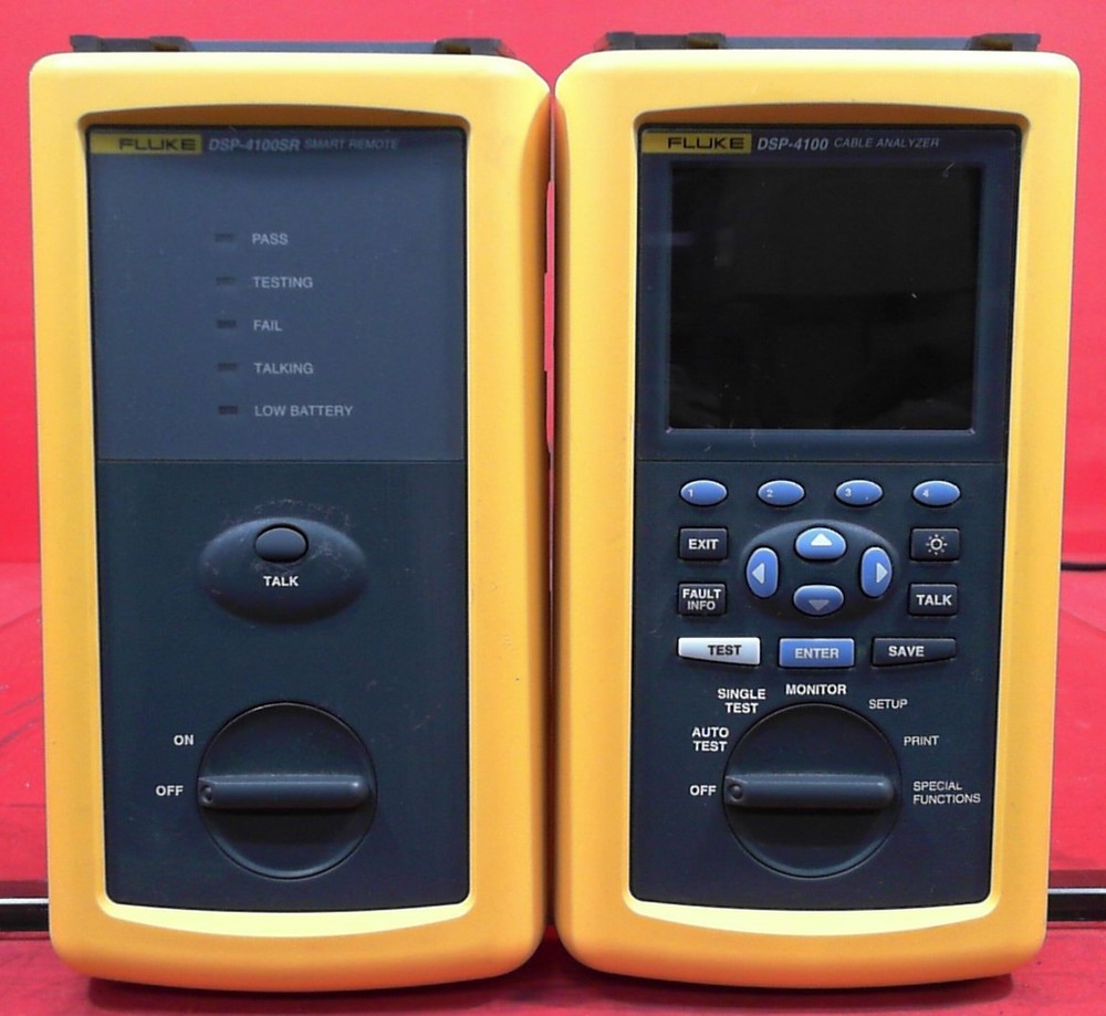 Fluke DSP-4100 / DSP-4100SR Digital Cable Anayzer