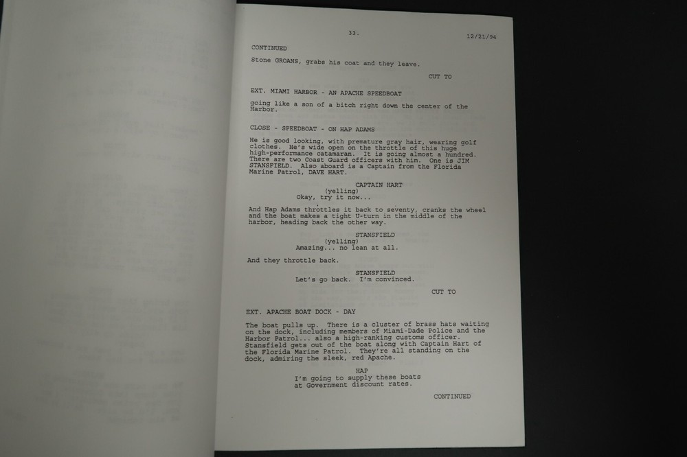 The Cold Case Squad Original TV Script Stephen J. Cannell Studios Collection