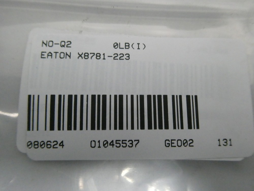 Eaton X8781-223 Button Switch 125/250v-ac