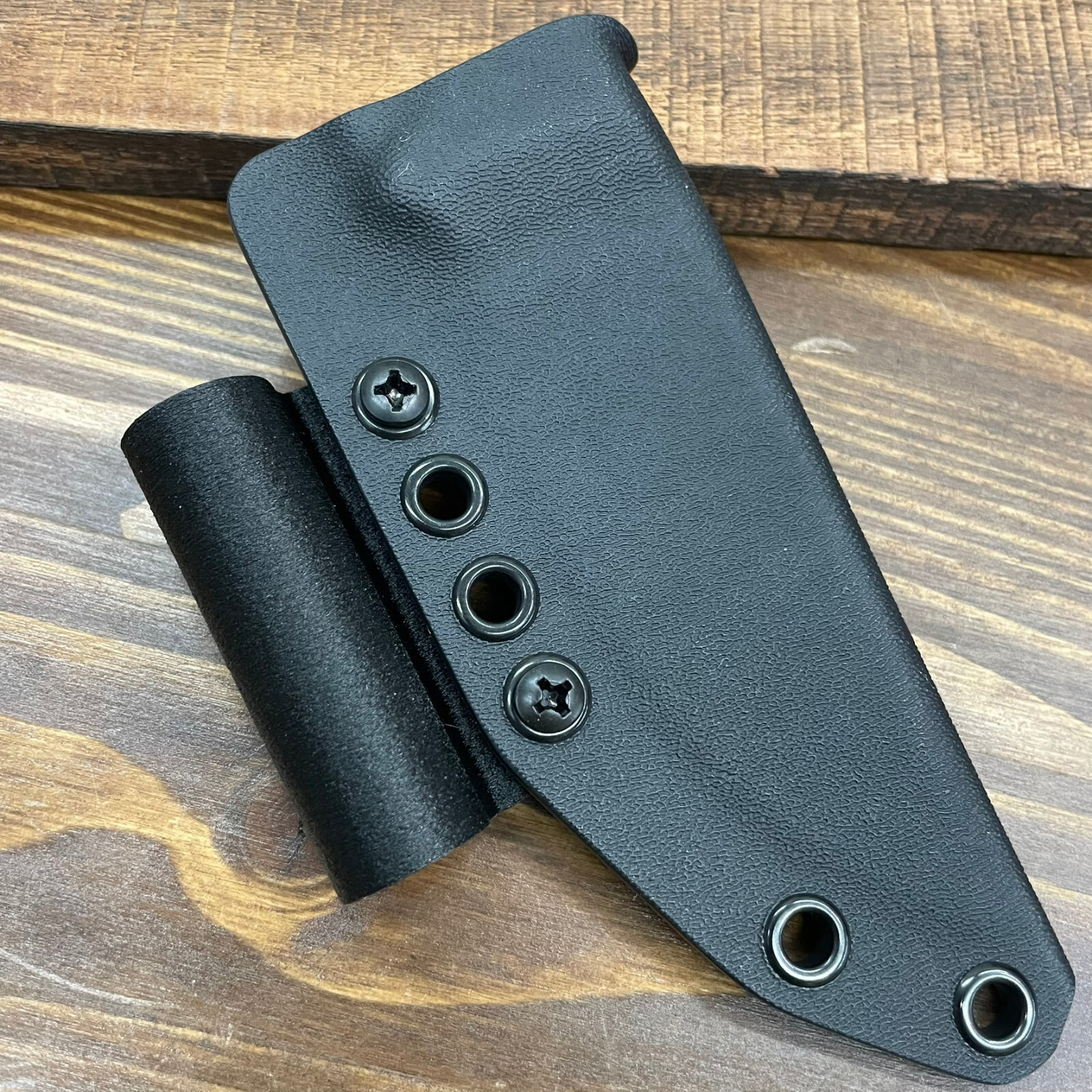 Custom Ferro Rod Holder for 1/2″ Rod – Nylon Carbon Fiber Vertical Mount Sheath